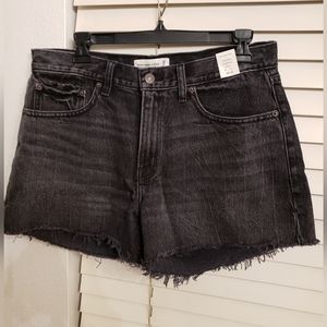 NEW GRAY mid rise boyfriend shorts